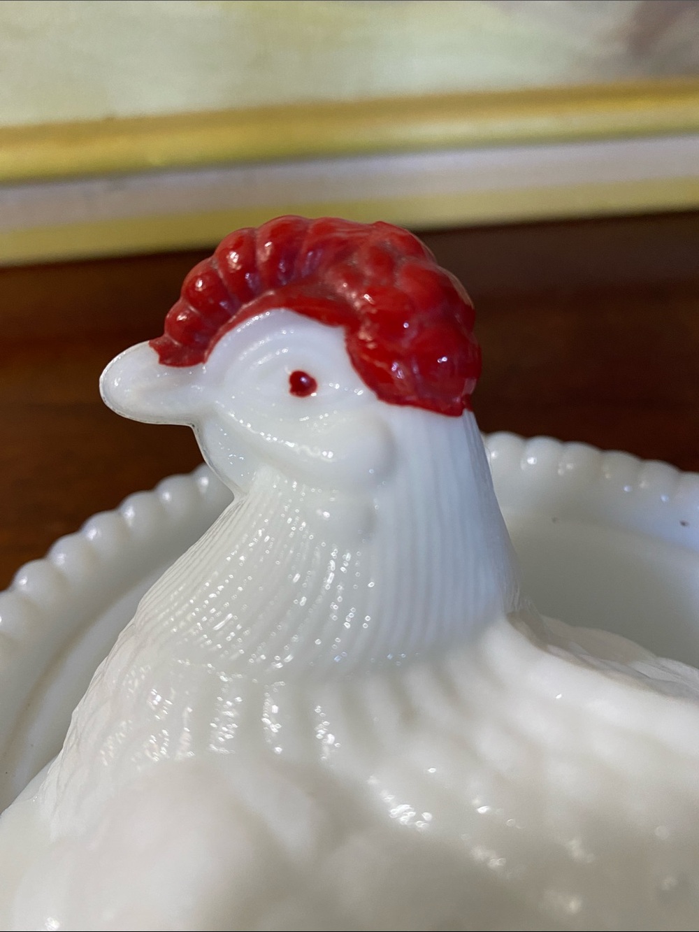 Westmoreland Milk Glass “Hen on a Nest”